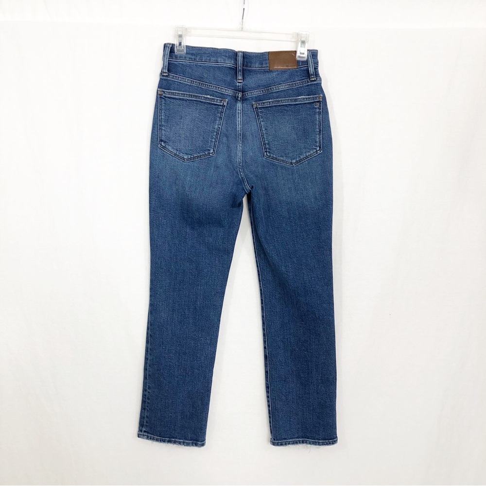 Madewell Slim Demi Boot High Rise Jeans, Size 26, Blue - Picture 4 of 8